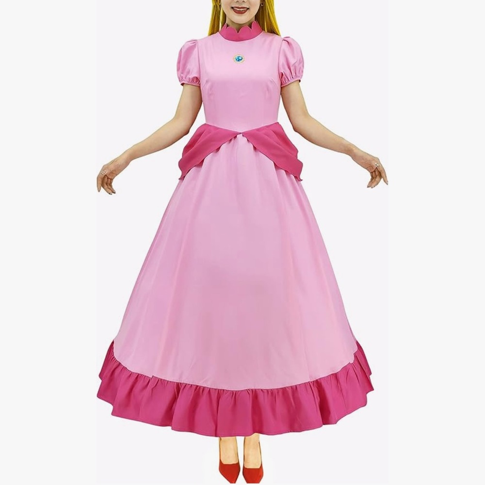 Princess peach costume Pink Princess Costume Dress XL